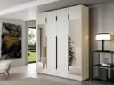 Compleo Kleiderschrank mit Aufsatz, Hochschrank, Spiegelschrank STELLS Bild 1