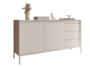 Compleo Kommode JULO Beige Zweitürig mit Schubkästen Bild 2