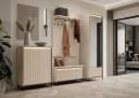 Compleo Garderoben-Set FLORE mit Spiegel Beige Modern Bild 1