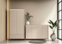 Compleo Garderoben-Set FLORE mit Spiegel Beige Modern Bild 4