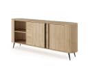 Compleo Kommode 196 cm breit, Möbelfarbe Eiche Cremona, Sideboard mit Schubladen Bild 4