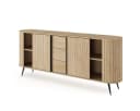 Compleo Kommode 196 cm breit, Möbelfarbe Eiche Cremona, Sideboard mit Schubladen Bild 5