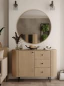 Compleo Kommode mit Schubladen Japandi Eiche Cremona Bild 1