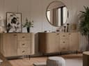 Compleo Kommode mit Schubladen Japandi Eiche Cremona Bild 5