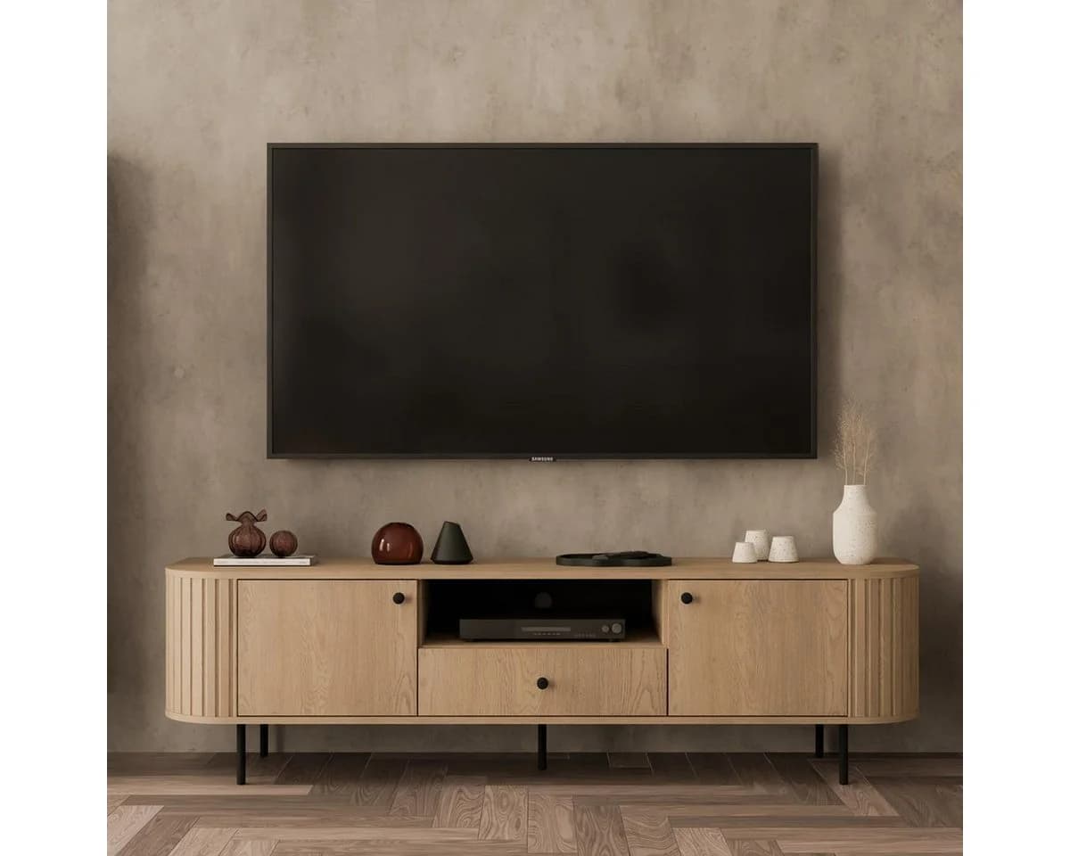 Compleo TV-Schrank 180 cm Eiche cremona Modernes Design - Bild 2
