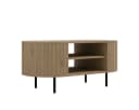 Compleo Couchtisch mit Regalen, OVI Eiche cremona oder Beige Bild 3