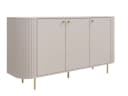Compleo Kommode Japandi Beige mit 2 Schubladen und 2 Türen Bild 2