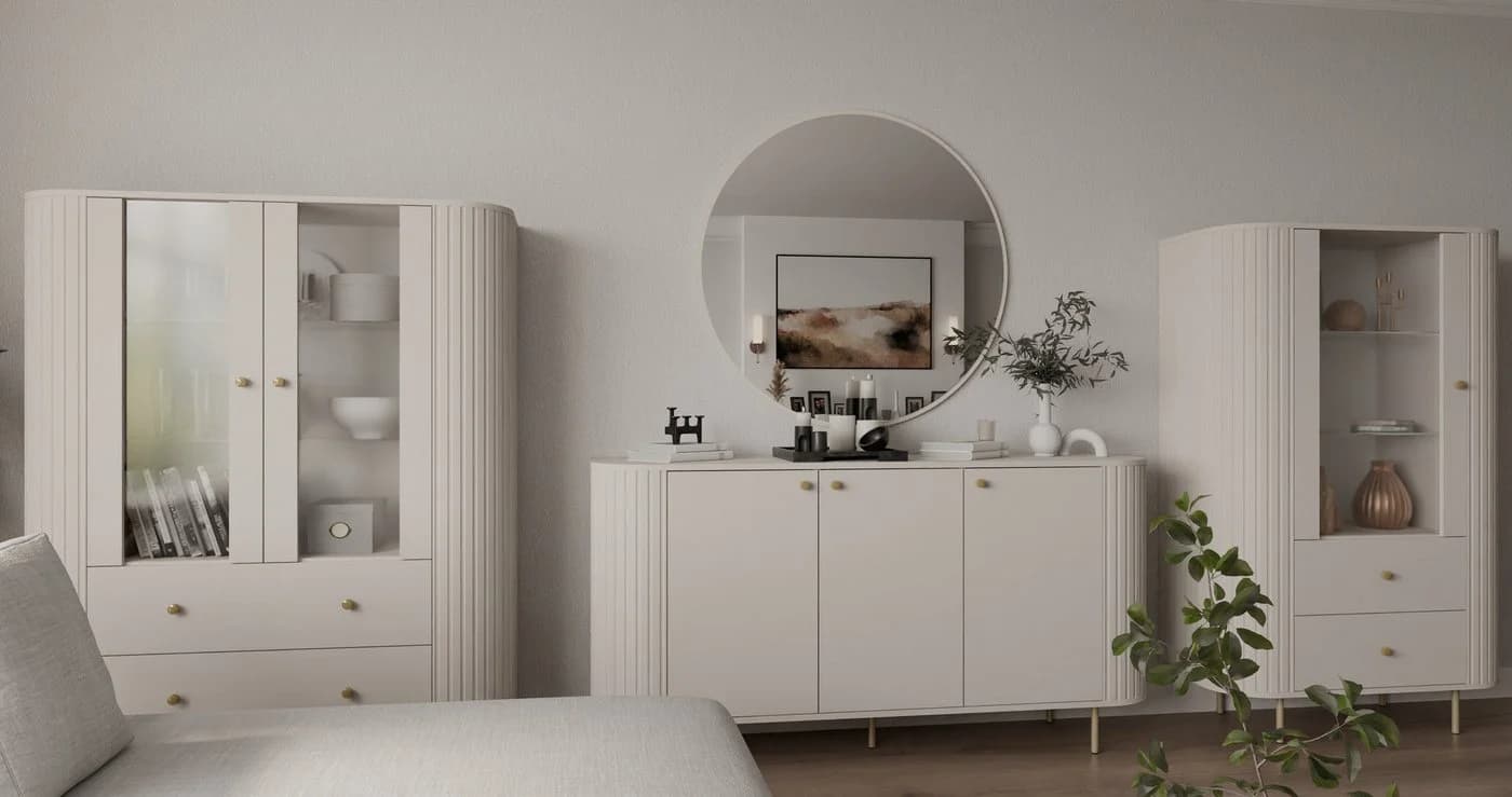 Compleo TV-Schrank 180 cm Eiche Cremona Modernes Design - Bild 3