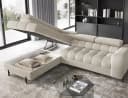 Compleo Ecksofa Bubble mit verstellbaren Kopfstützen FERRO, Schlaffunktion, Bubble Design Bild 3