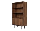 Compleo Bücherregal Japandi Schwarz Metallfüße COLGO Bild 4