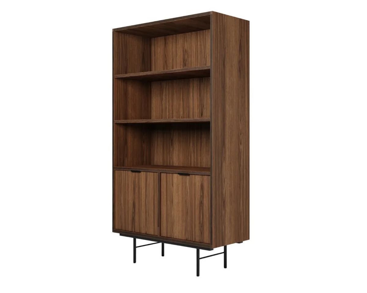 Compleo Bücherregal Japandi Schwarz Metallfüße COLGO - Bild 4