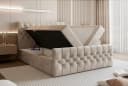 Compleo Boxbett mit Federkernmatratze und Bettkästen Beige Bild 5