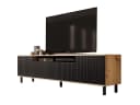 Compleo TV-Schrank 200 cm breit Schwarz Eiche Bild 1