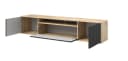 Compleo TV-Schrank 200 cm breit Schwarz Eiche Bild 3