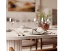 Compleo Esstisch rund ausziehbar 100-188 cm Beige oder Eiche Cremona Bild 4
