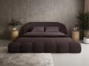 Compleo Polsterbett OMBIS Braun mit Bettkasten und Lattenrost Bild 2