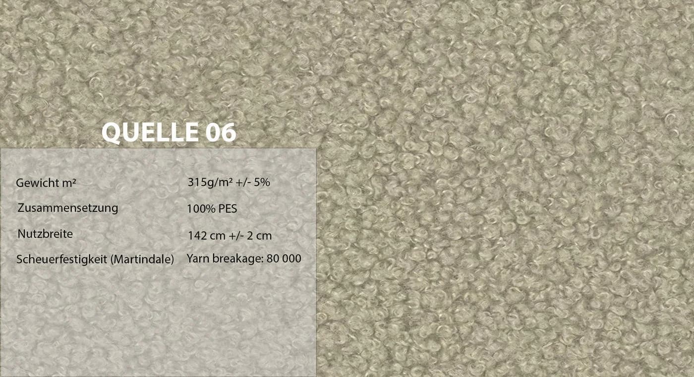 Compleo Polsterbett OMBIS Beige mit Bettkasten und Lattenrost - Bild 5