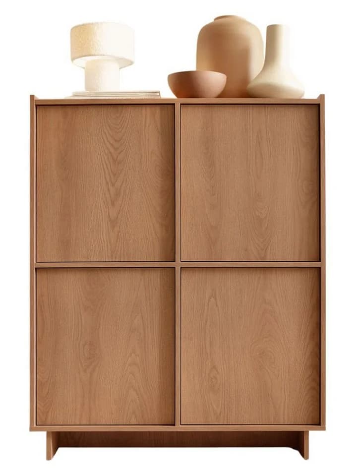 Compleo Hochkommode KELLOS 4 Türen Japandi Minimalistisch - Bild 2