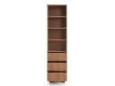 Compleo Bücherregal KELLOS mit 3 Schubladen Japandi Design Bild 4