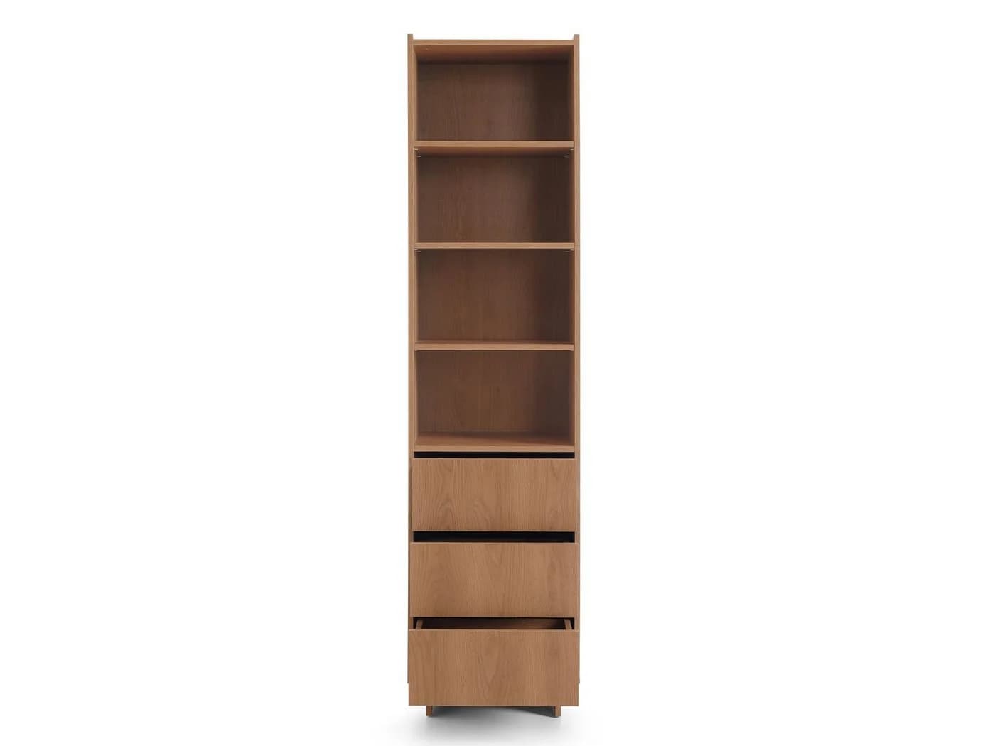 Compleo Bücherregal KELLOS mit 3 Schubladen Japandi Design - Bild 4