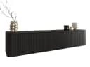 Compleo TV-Schwarz Japandi Lowboard 200 cm Bild 1