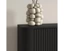 Compleo TV-Schwarz Japandi Lowboard 200 cm Bild 4