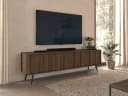 Compleo TV-Schrank 4 Türen PICO mit LED-Beleuchtung Eiche Design Bild 2