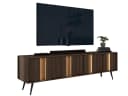 Compleo TV-Schrank 4 Türen PICO mit LED-Beleuchtung Eiche Design Bild 3