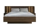 Compleo Doppelbett mit Bettkasten Braun Laminat Bild 2