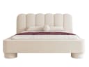 Compleo Polsterbett Boucle Beige Japandi Design Bild 5