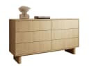 Compleo Kommode VELINO 6 Schubladen Sideboard Japandi Holzoptik Bild 2