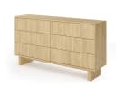 Compleo Kommode VELINO 6 Schubladen Sideboard Japandi Holzoptik Bild 5