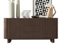 Compleo Kommode AKARI 3 Schubladen Japandi Design Nussbaum Bild 1