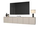 Compleo TV-Lowboard 210 cm Kaschmir Soft-Close Push-to-Open Bild 2