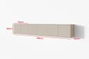 Compleo TV-Lowboard 210 cm Kaschmir Soft-Close Push-to-Open Bild 3