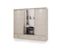 Compleo Kleiderschrank 3-türig mit Spiegel & Schubladen Bild 4