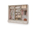 Compleo Kleiderschrank 3-türig mit Spiegel & Schubladen Bild 5