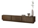 Compleo TV-Schrank MARVI 3 Türen Lowboard Braun Bild 2