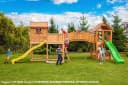 FUNGOO MAXI SET SIZED PLAZA Spielturm mit Rutsche und Schaukel Bild 2