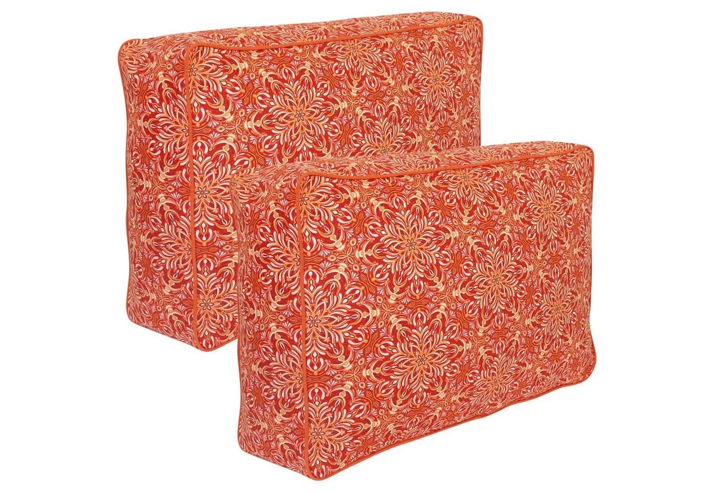 RelaxXL Dekokissen VALERIA Mandala-Design Orange Palettenauflage - Bild 2