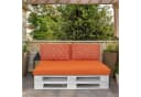 RelaxXL Dekokissen VALERIA Mandala-Design Orange Palettenauflage Bild 3