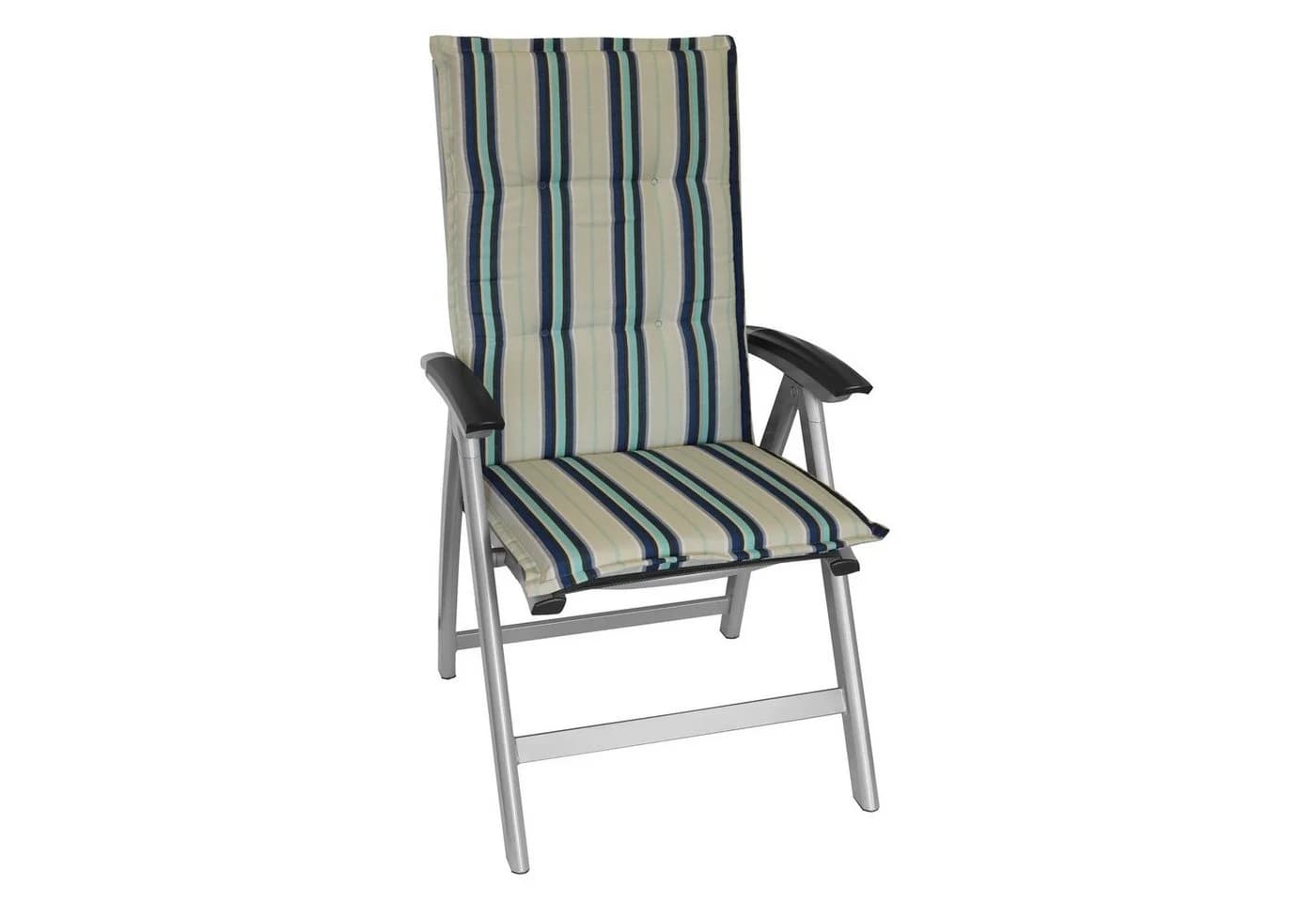 RelaxXL Hochlehnerauflage Comfort Blau UV-Schutz - Bild 3