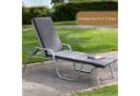 Herlag Liegenauflage Sunny Gartenliege 200x60 cm wetterfest UV-beständig Bild 1
