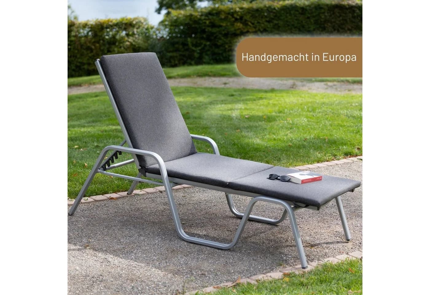 Herlag Liegenauflage Sunny Gartenliege 200x60 cm wetterfest UV-beständig