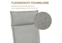 Herlag Hochlehnerauflage Bea Grau Silber Wasserabweisend UV-Schutz Bild 5