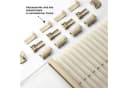 Sonello Plissee Crush Klemmfix Ecru Blickdicht Verspannt Bild 3