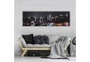Wallarena Leinwandbild New York Skyline bei Nacht Modern XXL Bild 1