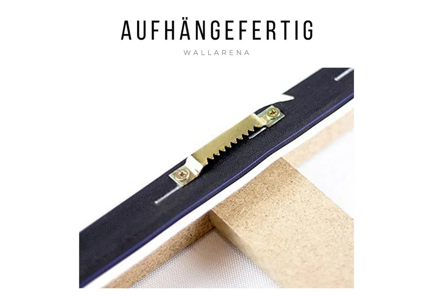 Wallarena Leinwandbild Tiger Tiere schwarz Modern XXL - Bild 3