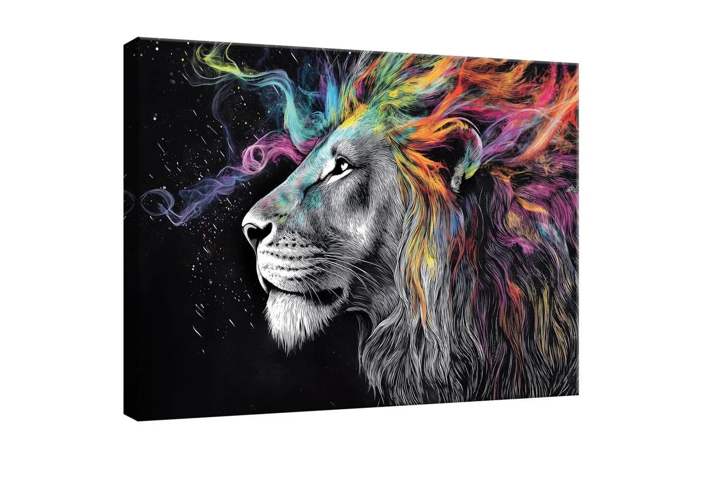 Wallarena Leinwandbild Abstrakt Gold XXL Leinwandbilder Modern Wand Deko Bild - Bild 2