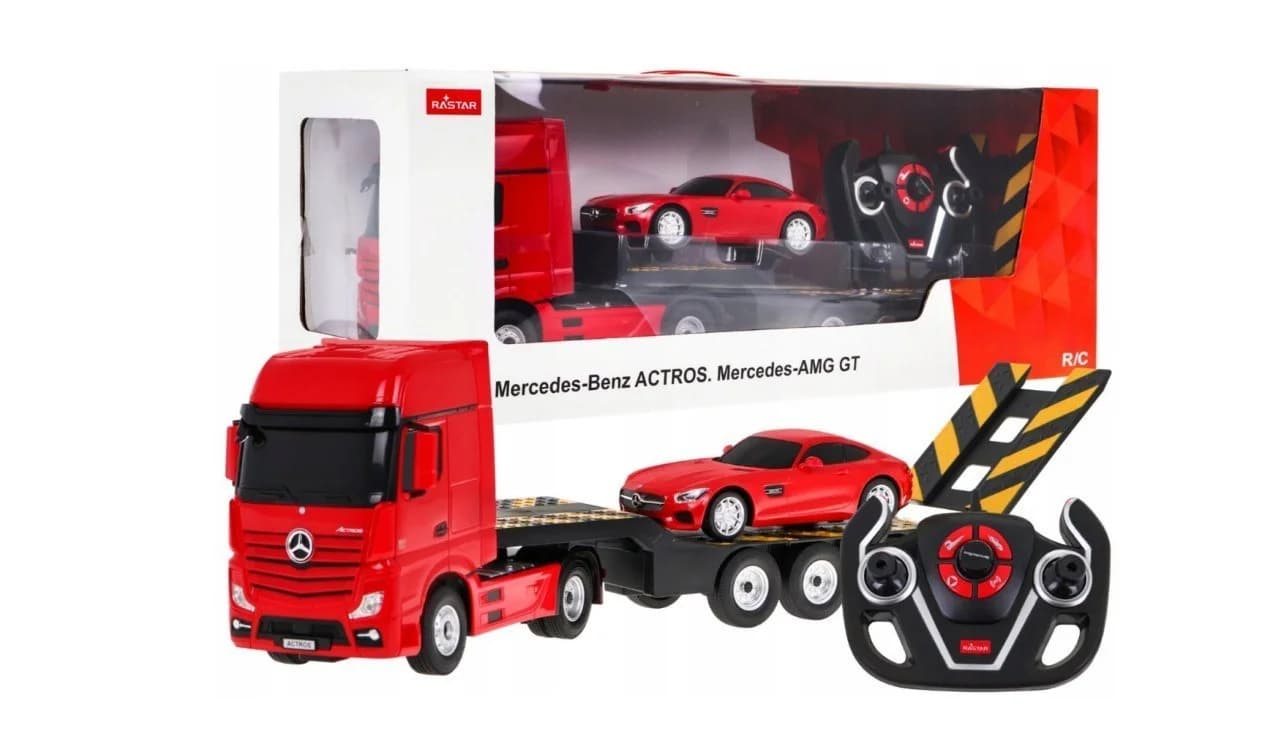 COIL RC-Truck Mercedes-Benz Actros mit Anhänger, 2.4GHz, LED, 1:24